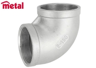 2000# 90D Threaded Elbow Fittings A304 Stainless Steel Pipe Fittings High Performance