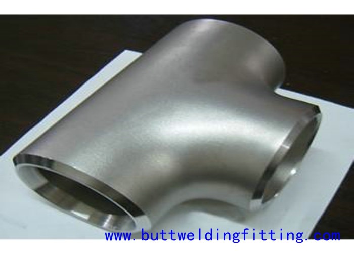 ASME B16.9 WP304H Seamless / Weld Stainless Steel Pipe Tee , Thickness Sch10-160