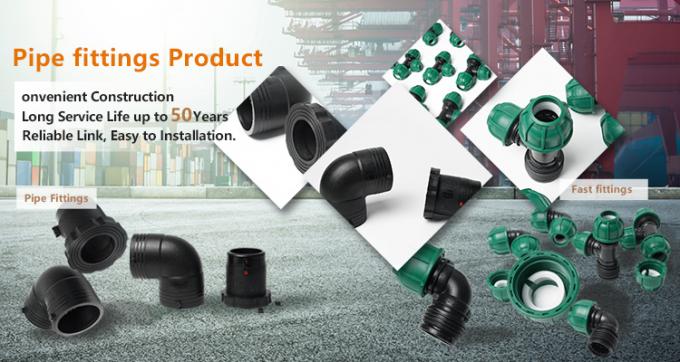 HDPEのまっすぐなコネクターPn16 HDPEの管付属品を溶接するソケット4インチの25mmのバット溶接の 4