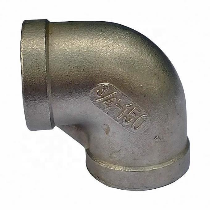 Asme B16.9 SS 304の316Lバット溶接は45/90/180のDegステンレス製の管の溶接管付属品を肘で突く 0