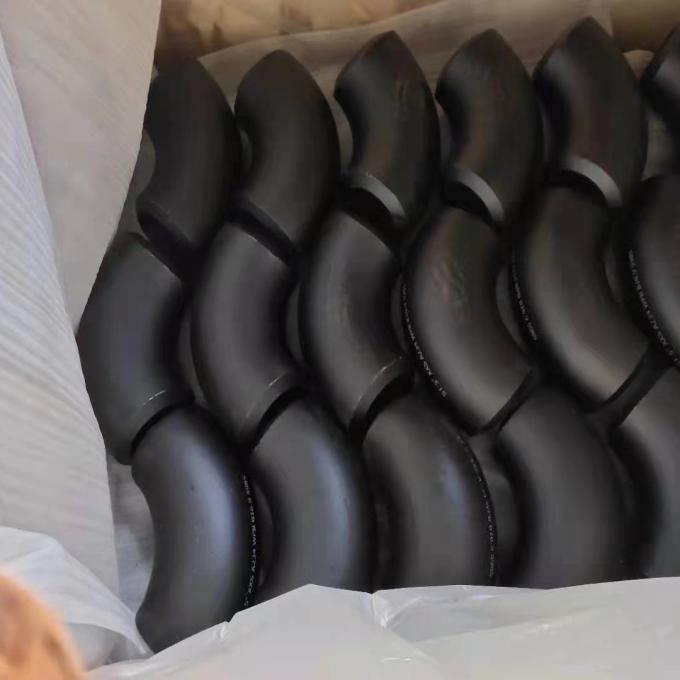バット溶接の長い半径45度の肘の炭素鋼の管付属品 1