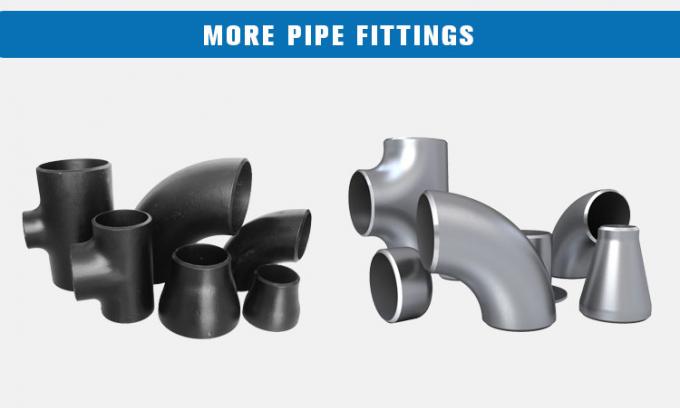 ASME B16.9の管付属品の継ぎ目が無くまっすぐなティーSCH40 DN50 ASTM A234 WPBのバット溶接 3