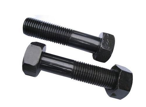 DIN933 931等級8.8のステンレス鋼の六角形の頭部はM20 M24 M30の黒い酸化物の六角頭のボルトをボルトで固定する 3