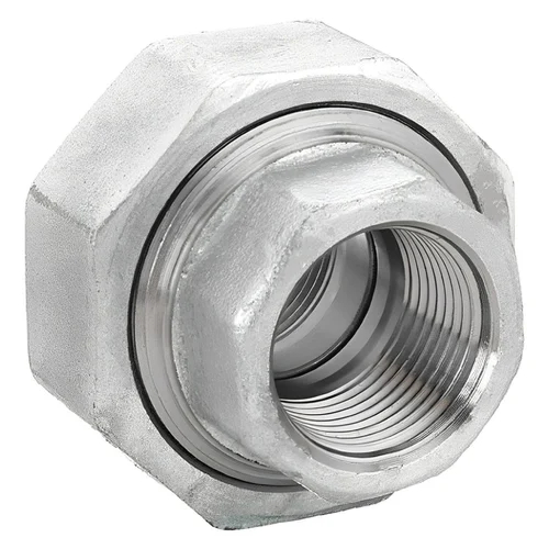 最新の会社ニュース 1.25インチ 1-1/4インチ 配管パイプのためのガルバनाइズドユニオン  1