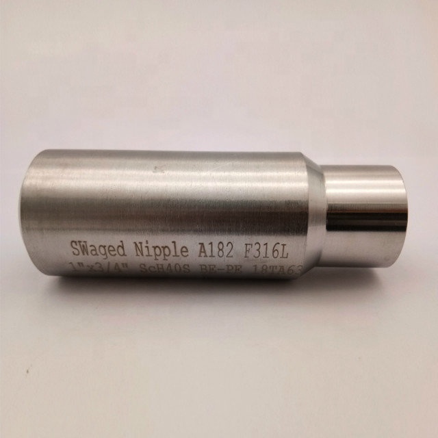 METAL ASTM A312 TP316L 集中型スワージュ 乳首 BLE*PSE 不鋼管フィッティング スワージュ 乳首 5