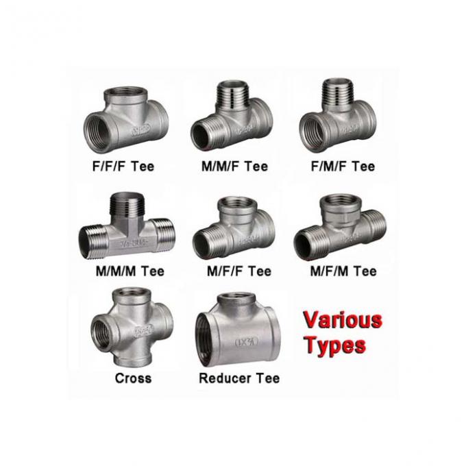 ASME B16.9 TR サンダーローリングステンレスレディューシングティー TEE 1/8"60"Butt 溶接SSチューブフィッティング 3