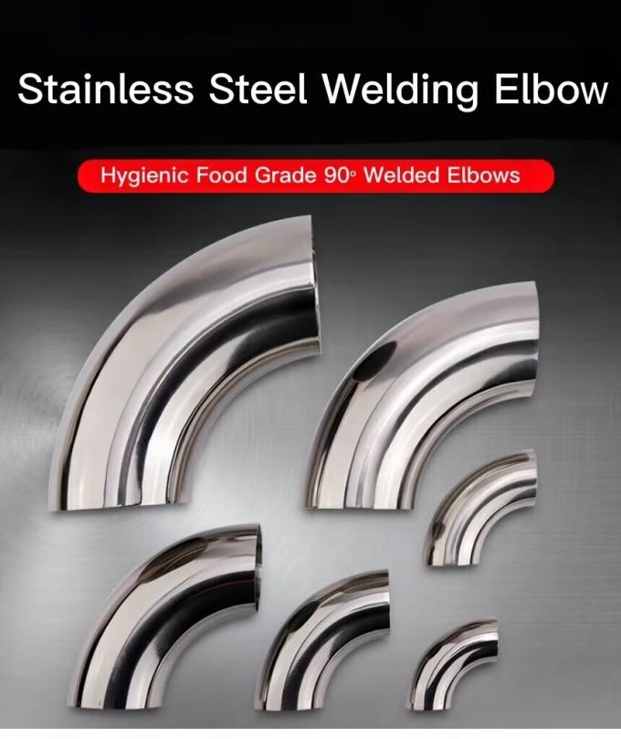 メタルフィッティング 90度 ブラックペイント 縫い目のないステンレス鋼 肘 尻 ステンレス 溶接した肘 長い肘 良い品質 3