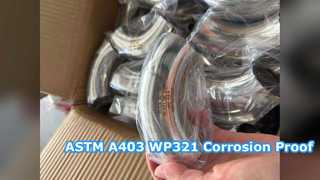 ASTM A403 WP321 180 度リターンベンド NACE 準拠