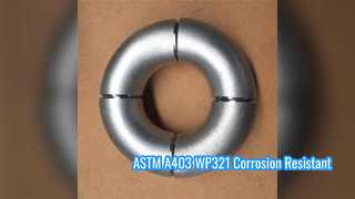 ASTM A403 WP321 180 度リターンベンド NACE 準拠