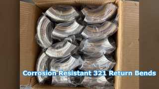 ASTM A403 WP321 180 度リターンベンド NACE 準拠