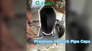 ASTM A403 WP304 ステンレス鋼パイプ キャップ 16 インチ Sch120