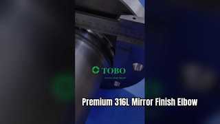 プレミアム 316L ステンレス鋼エルボ鏡面仕上げ