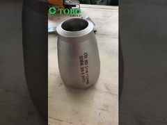 ASME B16.9 ステンレス鋼の同心減速機 304/316L シームレス突合せ溶接管継手