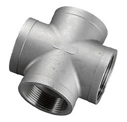 Cross Socket Weld Stainless Steel 304 ASME B16.11 Fittings For Oil Water