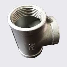 Threaded Stainless Steel Tee Fitting 3000 Psi Pressure Rating with Durability and Strength