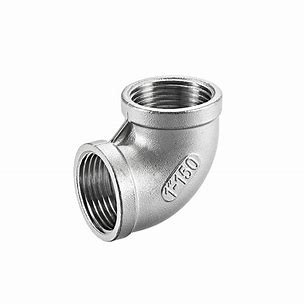 90 Degree Threaded Elbow Stainless Steel Pipe Fittings Forged Fittings Tube Connector