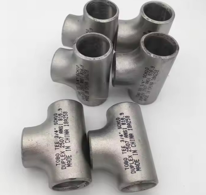 ASME B 16.9 Stainless Steel Butt Weld Equal ASME A403 WP 304 Pipe Fitting Tee