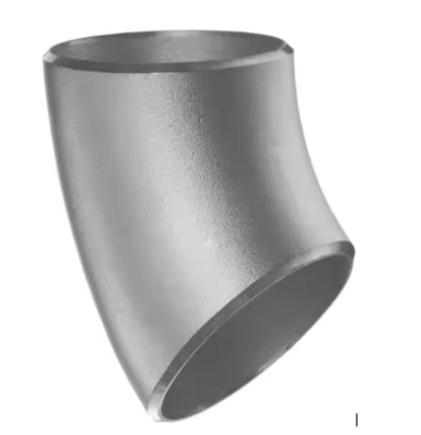 Butt Welded Stainless Steel Elbow 180 Degree Long Radius Elbow SS Tube Fitting Sand Blasting China Factory