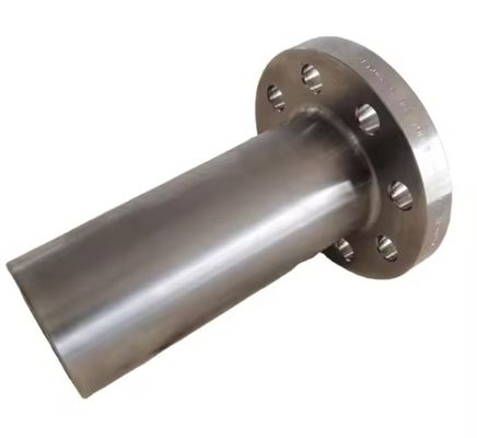 SA182 F51 Long Weld Neck Flange, ASME B16.5, 600# Pressure Rating, 8" Size, 405mm Length for Corrosion Resistance Applications