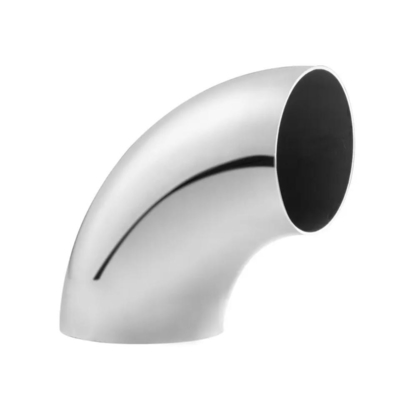 Butt Welded Stainless Steel Elbow 90 Degree Short Radius Elbow SS Tube Fitting Rolled Sand Surface China Factory