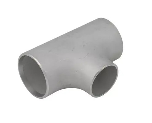 ASME B16.9 SCH 80 Stainless Steel Barred Tee Piggable Corrosion Resistant Pipe Fitting