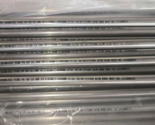 CuNi 70/30 60.3MM 1.65MM Copper Nickel Tube C71500 Seamless Pipe For Water Heater