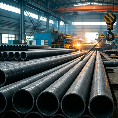 ASTM A106/A53 API 5L Gr.B Carbon Steel Seamless Pipe Black Coating for Pipeline