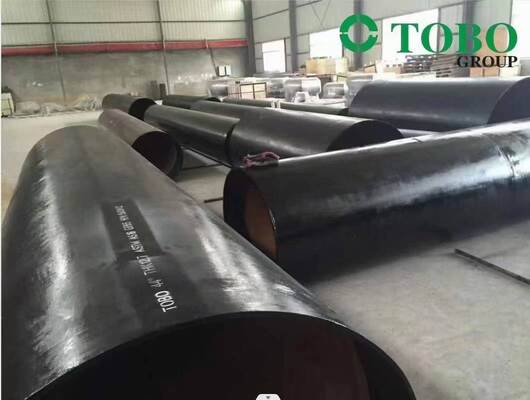 API 5L Gr.B Seamless Carbon Steel Pipe Sch40 Black Coating for Pipeline