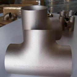 C70600 Copper Nickel Equal Tee Butt Weld Pipe Fitting CuNi 90/10 Marine Seawater Seamless Construction