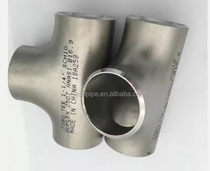 ASME B 16.9 Stainless Steel Butt Weld Equal ASME A403 WP 304 Pipe Fitting Tee
