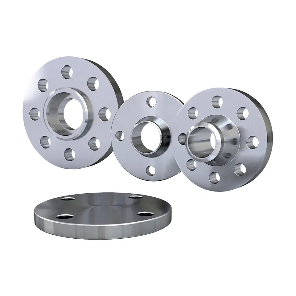 SS304 stainless steel plate flat flange for stainless steel pipeline system
