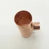 3 Way Copper Tee Reducer Refrigeration And Plumbing Copper Pipe Fitting