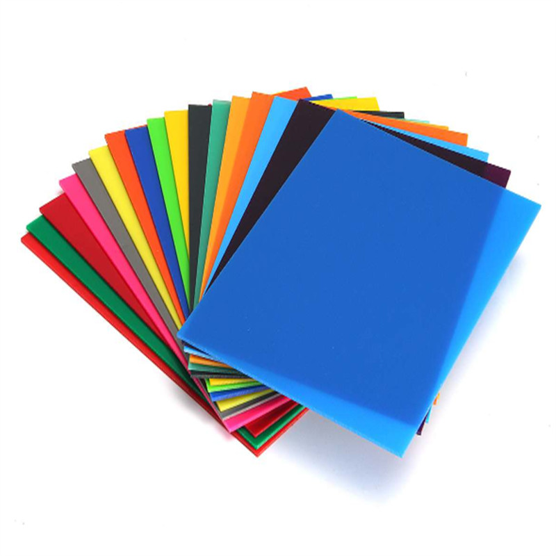 Fluorescent Cast Acrylic Sheeting with Elongation 50% Impact Strength 80-100 Times Of Ordinary Glass