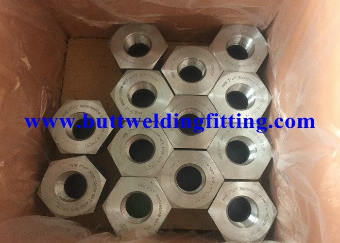 Silver NPT PSI Hexagonal Forged Pipe Fittings 2