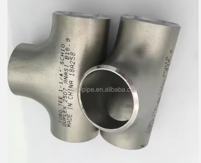 ASME B 16.9 Stainless Steel Butt Weld Equal ASME A403 WP 304 Pipe Fitting Tee