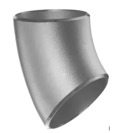 Butt Welded Stainless Steel Elbow 180 Degree Long Radius Elbow SS Tube Fitting Sand Blasting China Factory