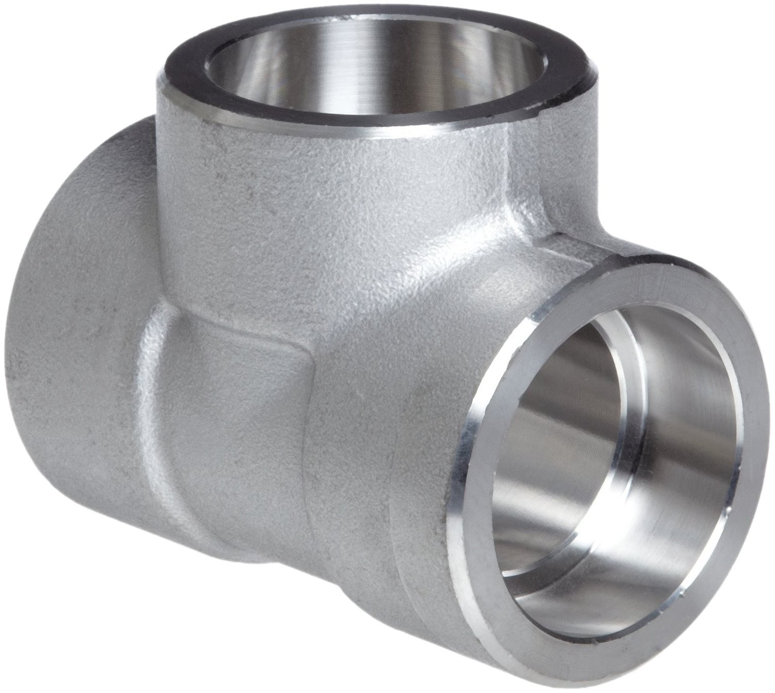 ANSI B16.9 Forged Pipe Fittings Socket Welding Tee DN 6'' * 3'' SCH 40