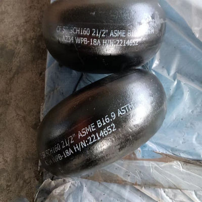 9" Curved Tube Elbow ASTM A40345 Stainless Steel 45 Degree Elbow Raw Material Equal To Pipe