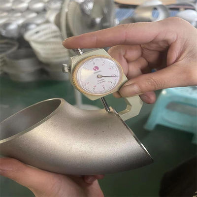 6" Curved Tube Elbow ASTM A40345 Stainless Steel 45 Degree Elbow Raw Material Equal To Pipe