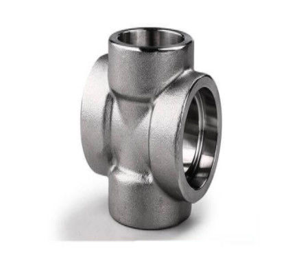 Cross Forged Carbon Steel Weld 304 2 Inch 3000# Fittings For Oil Water