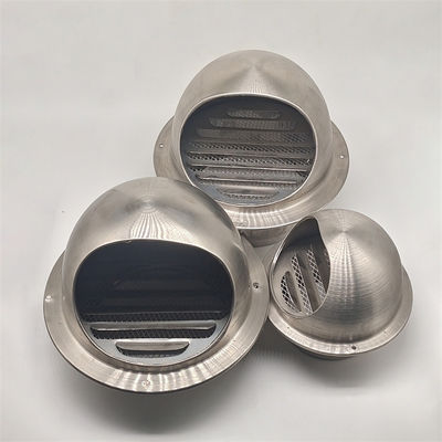 10" Stainless Steel Round Kitchen Wall Exhaust Waterproof Ventilation Mushroom Pipe Air Vent Cap Cover