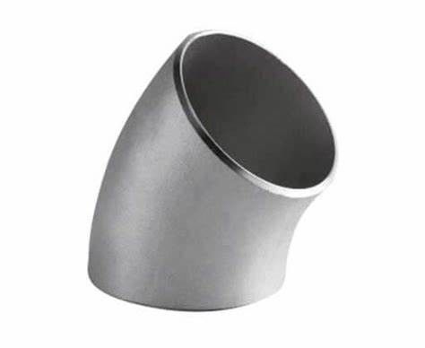 Tobo Factory Price Super Austenitic Stainless A403  45 Degree Elbow Pipe Fitting