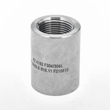 Sfenry 3000LB / 6000LB NPT Threaded Stainless Steel Pipe Fittings Forged Coupling
