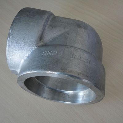 Stainless Steel Ss304/316 Pipe Fittings Forged Fittings ASME B16.9 90D Socket Weld Elbow