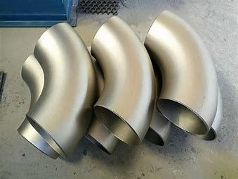Polished Stainless Steel Elbow Connection Fittings 900-1500 PSI in Sch 10s Wall