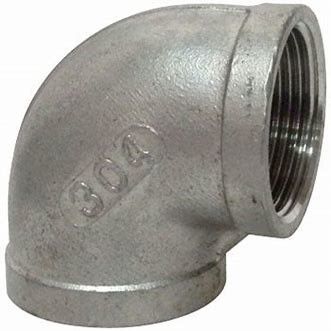 90 Degree Elbow Stainless Steel Pipe Fittings Forged Fittings Threaded Elbow