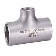 Stainless steel Butt Weld Fittings Straight Unequal Tee 4'' SCH10s