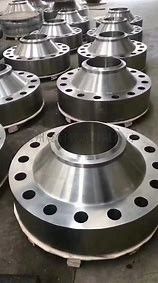 Custom Silver ASTM / ASME Ring Type Joint Forged Stainless Steel Ss 304 316 Weld Neck Flange