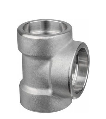 Stainless Steel TEE Threaded Female Welding Stainless Steel Reducing Tees ASTM A554 Water Pipeline Socket Welding
