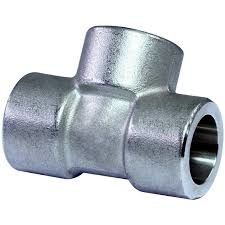 Socket Weld Tee 304/316 Stainless Steel Forged Fittings ASTM A336 F22 Tee 2" X 2" Sch 40